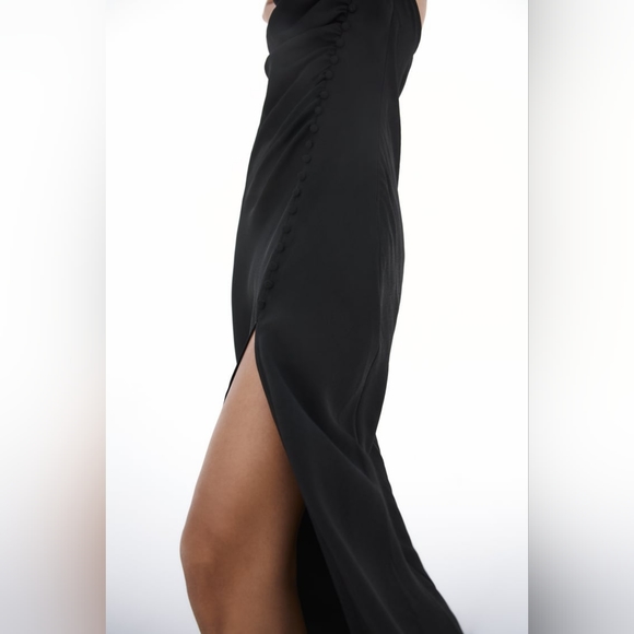 ZARA BUTTONED SLIP DRESS - Picture 4 of 9